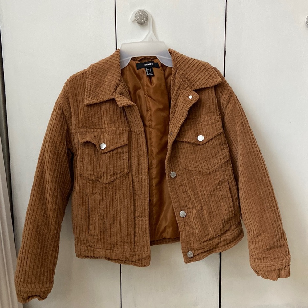 Corduroy Puffer Jacket
